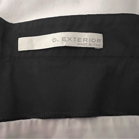 D. Exterior ⚓️ Black White Square Neck Stretchy Dress 42 - Picture 8 of 10